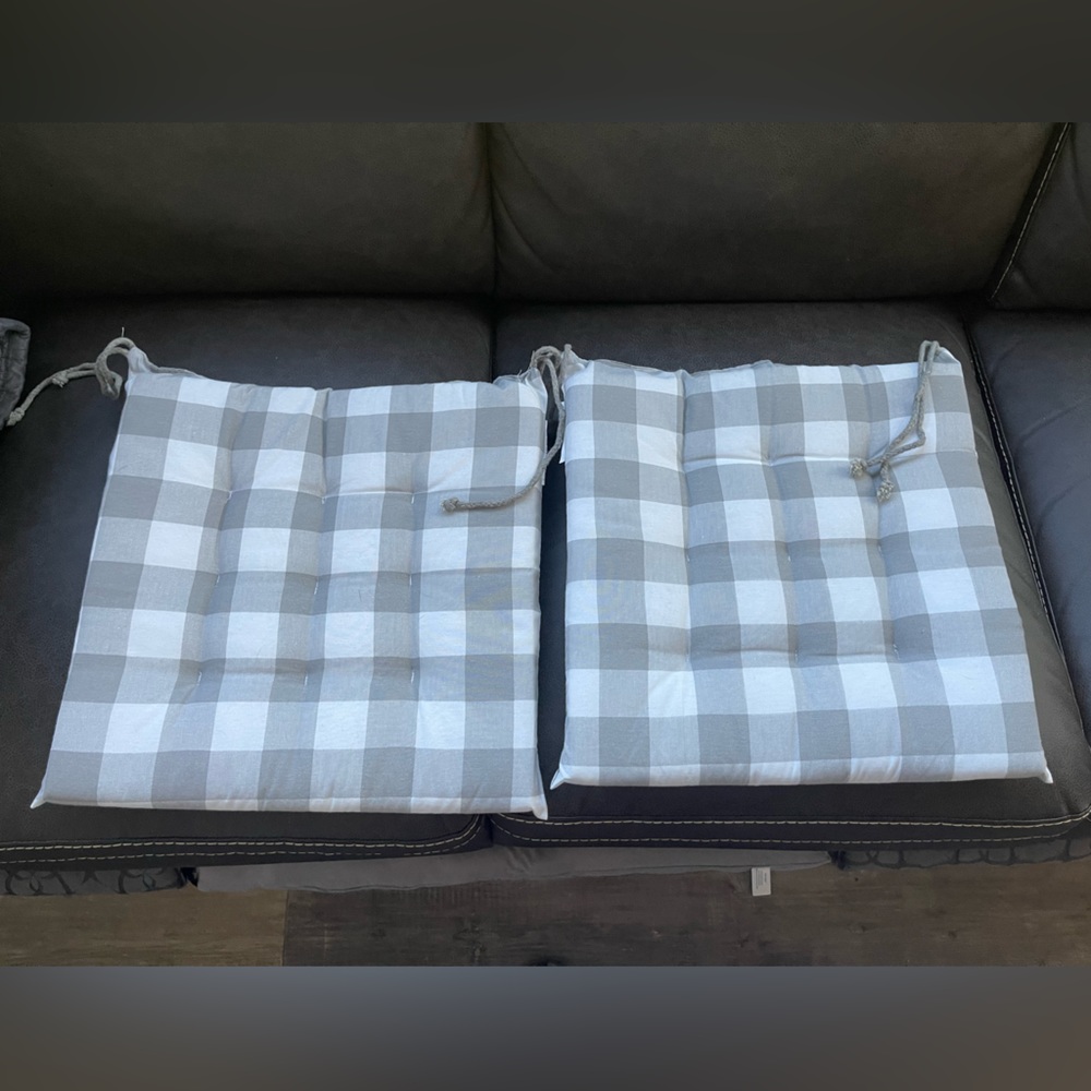 Two chair cushions